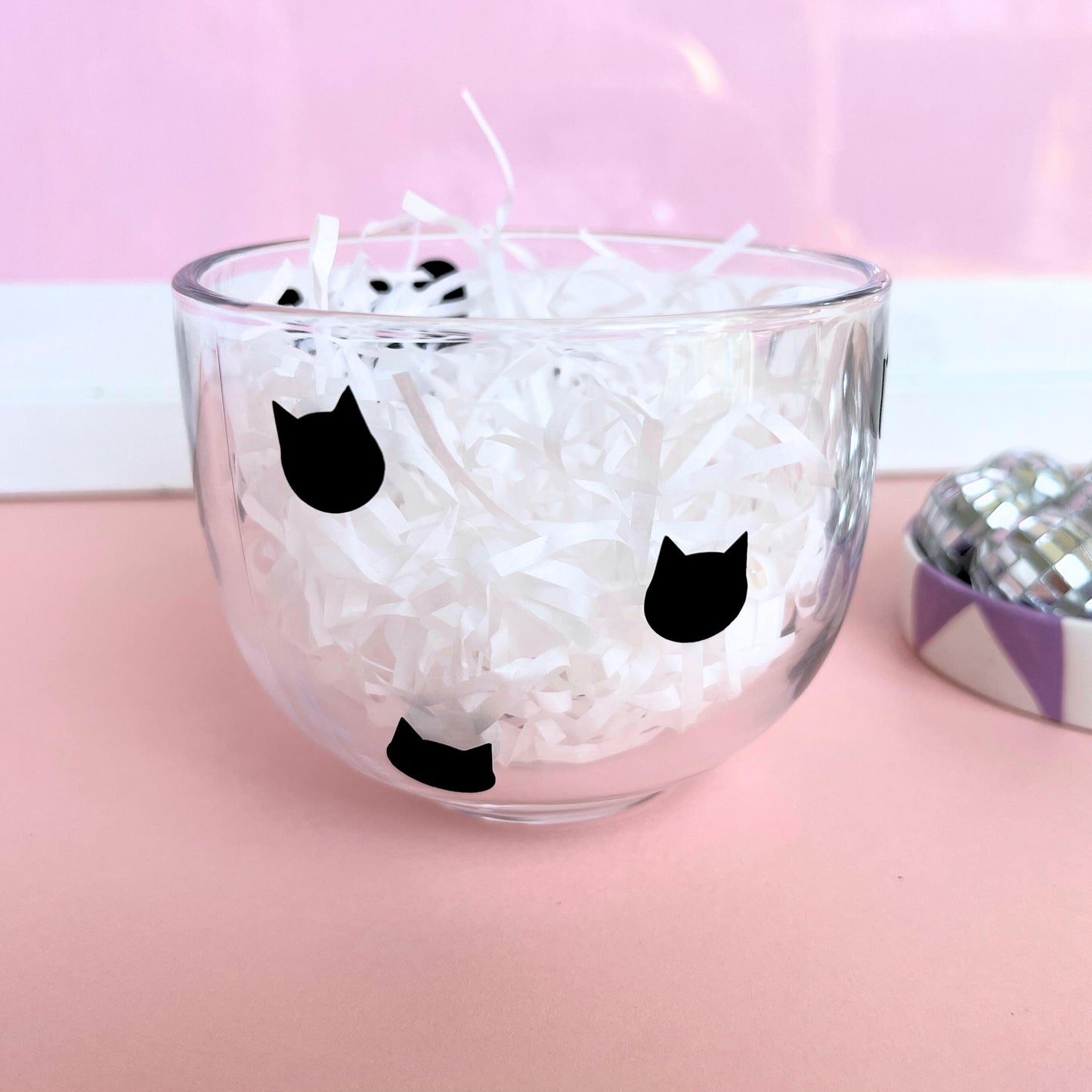 Large Glass Mug - Cats Over Twats