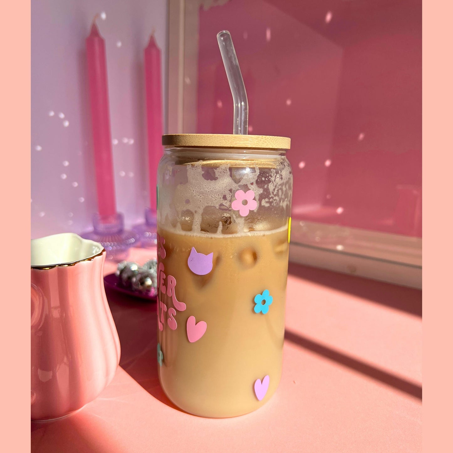 Glass Tumbler - Cats Over Twats