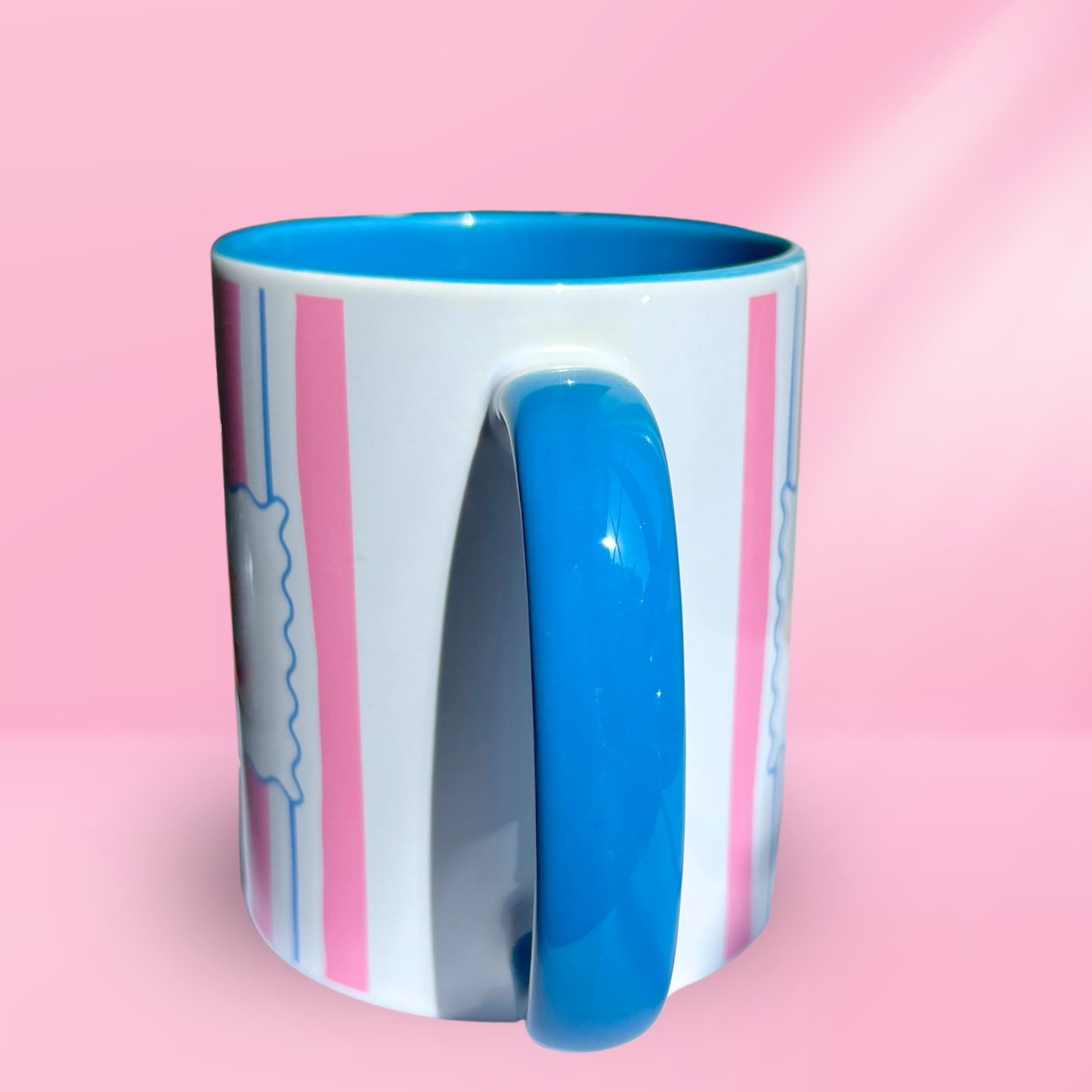 2 Mug Bundle - My cat thinks you're a C*** + Cats over twats (blue+pink)