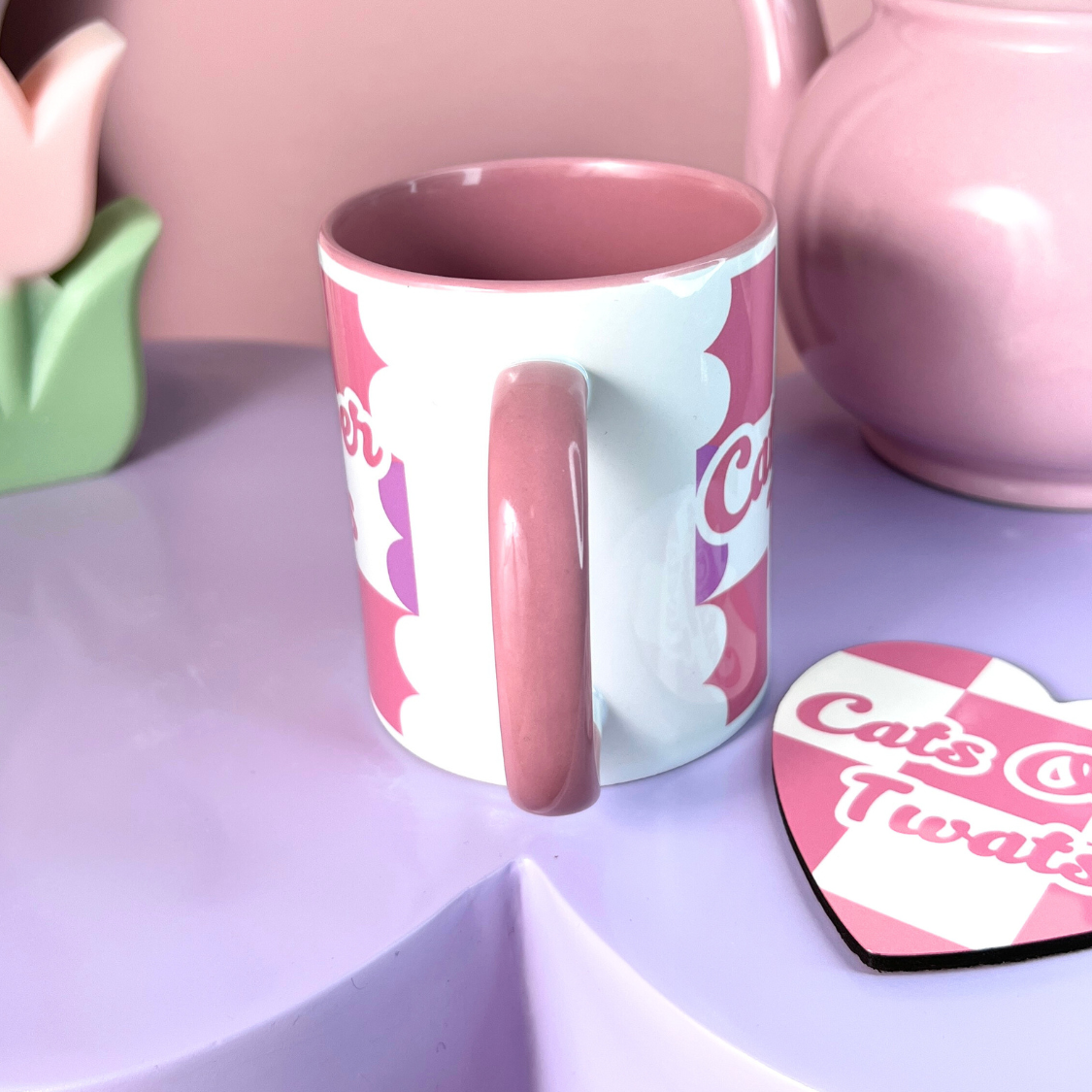 Ceramic Cat Mug - Cats Over Twats