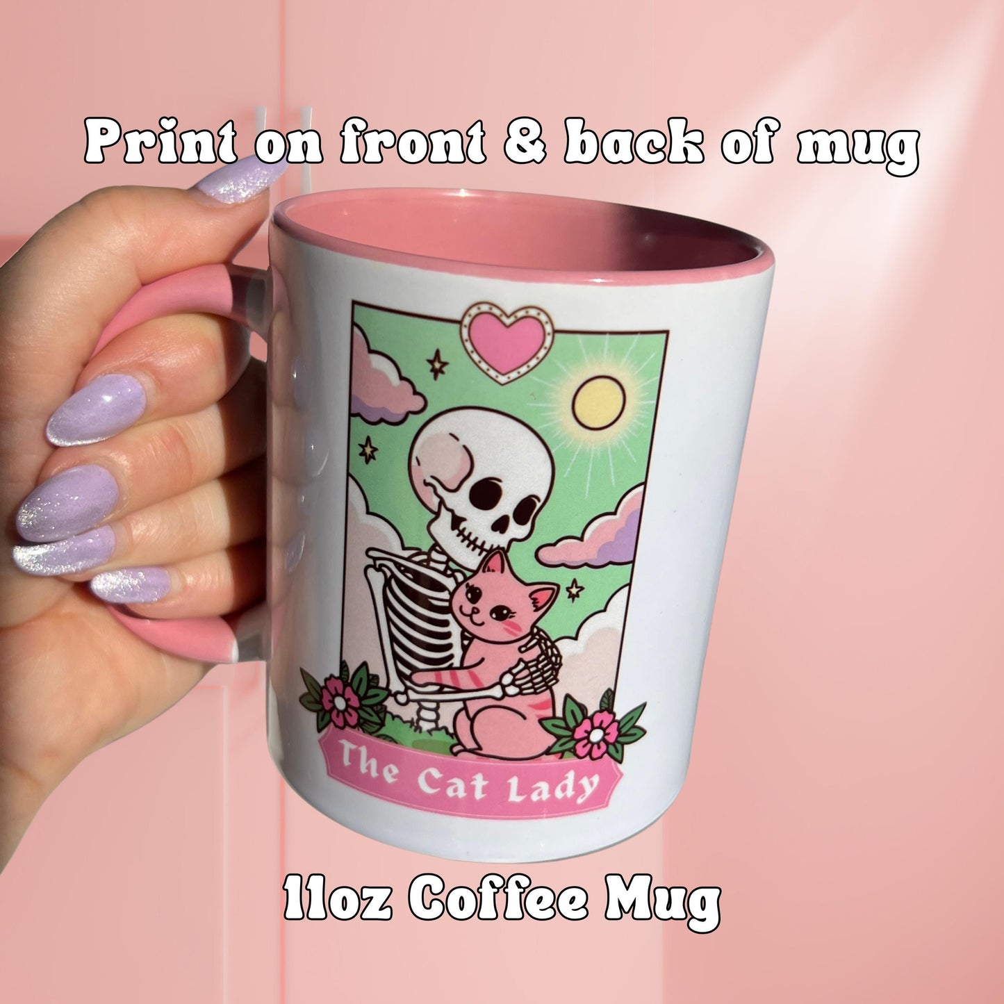 Ceramic Cat Mug - The Cat Lady