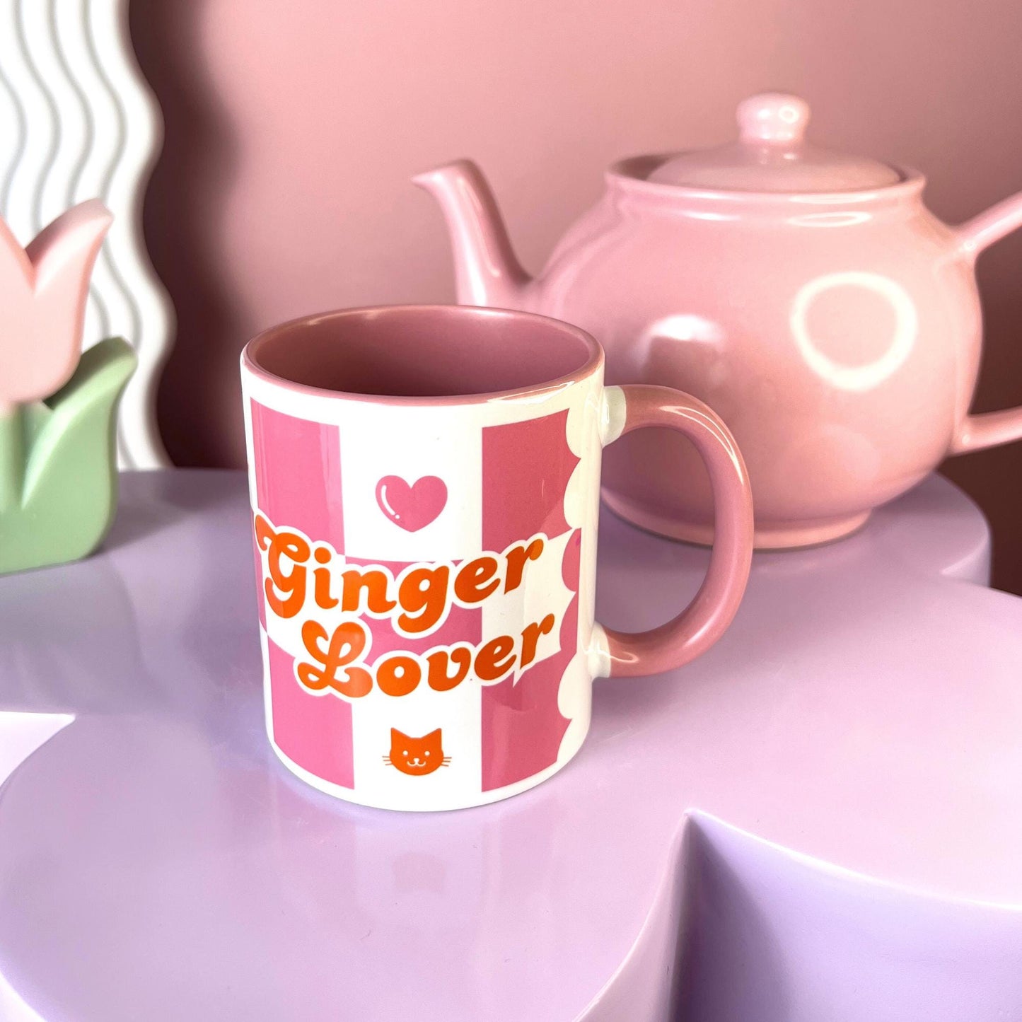 Ceramic Cat Mug - Ginger Lover