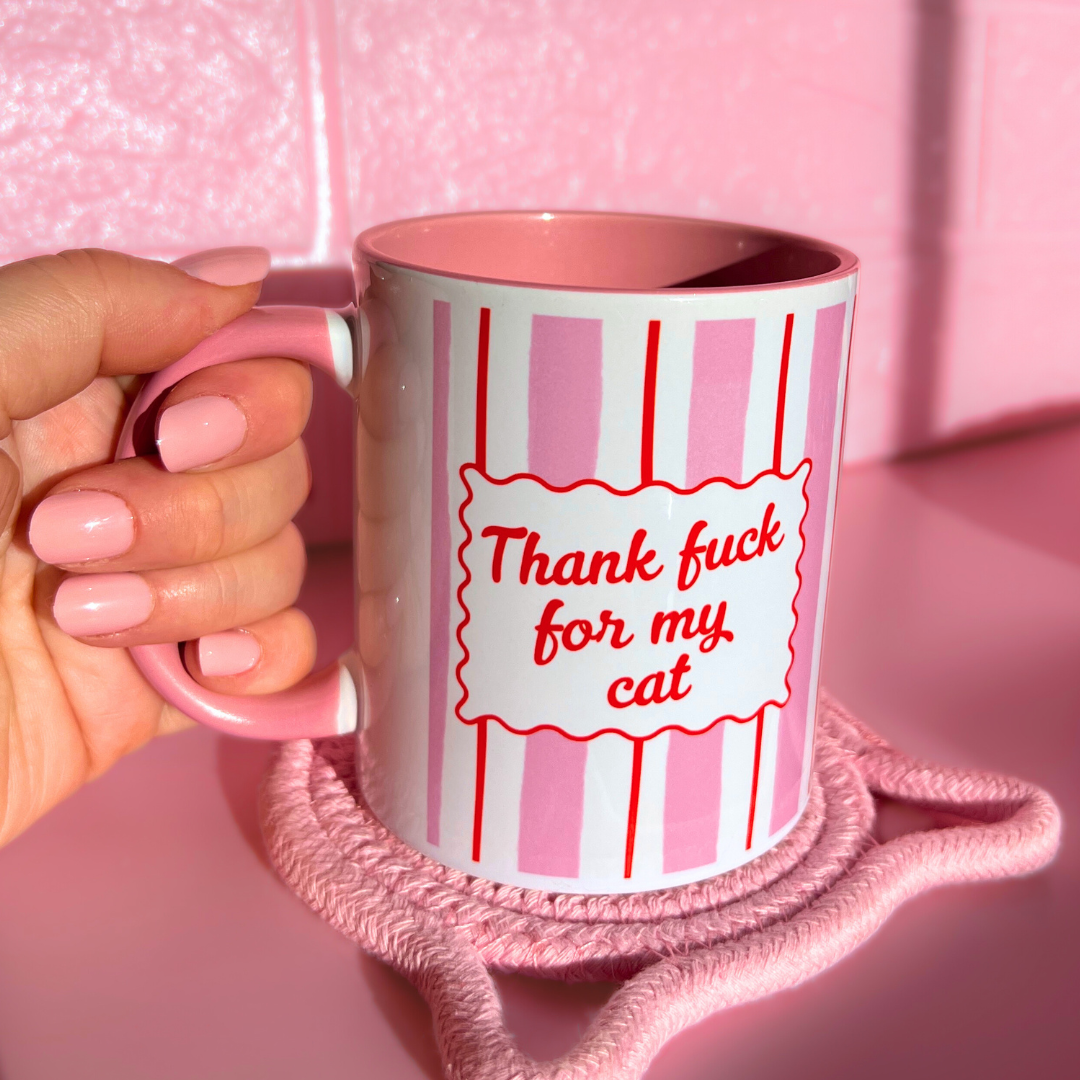 5 MUG SET - (Pink+Red)