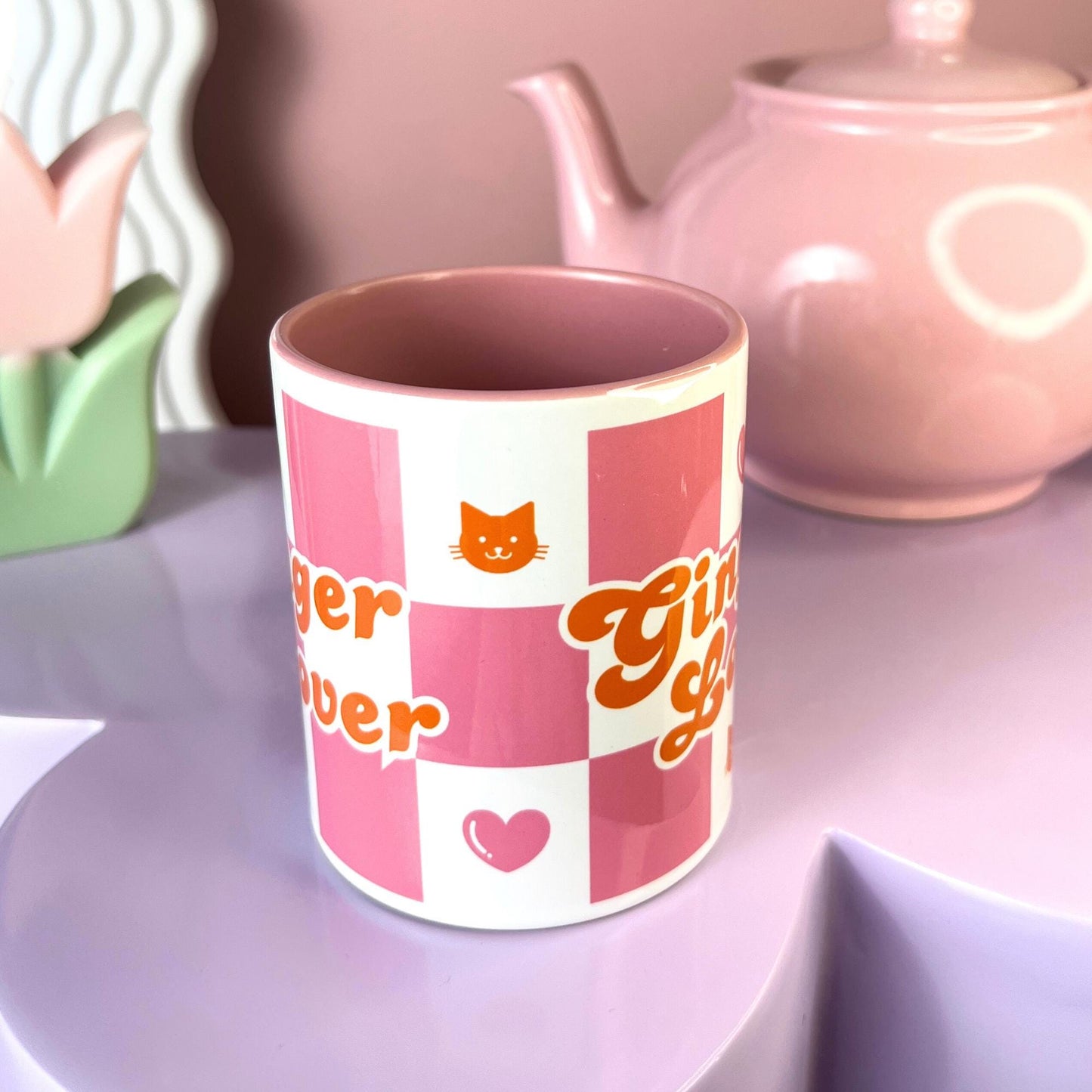 Ceramic Cat Mug - Ginger Lover
