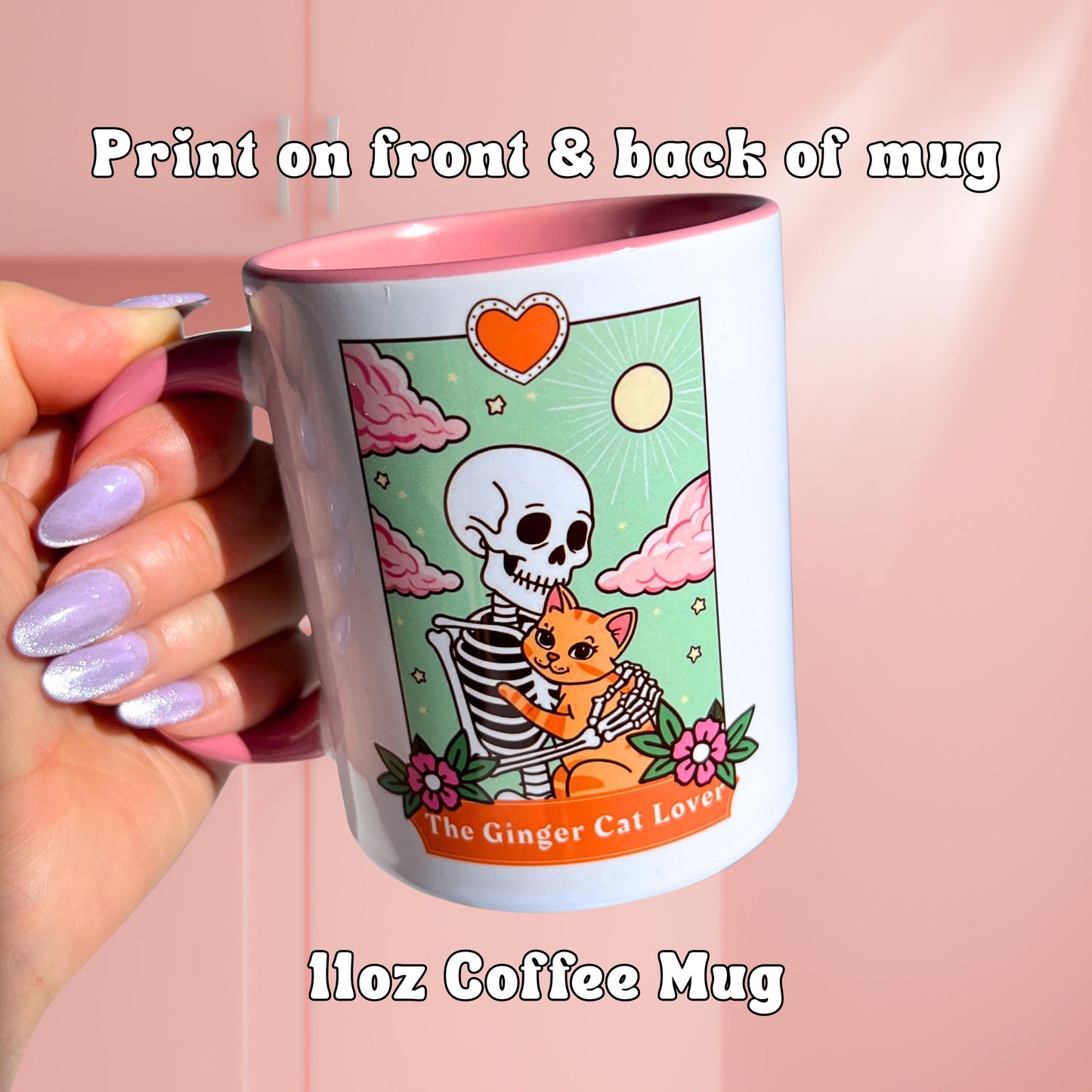 Ceramic Cat Mug - The Ginger Cat Lover