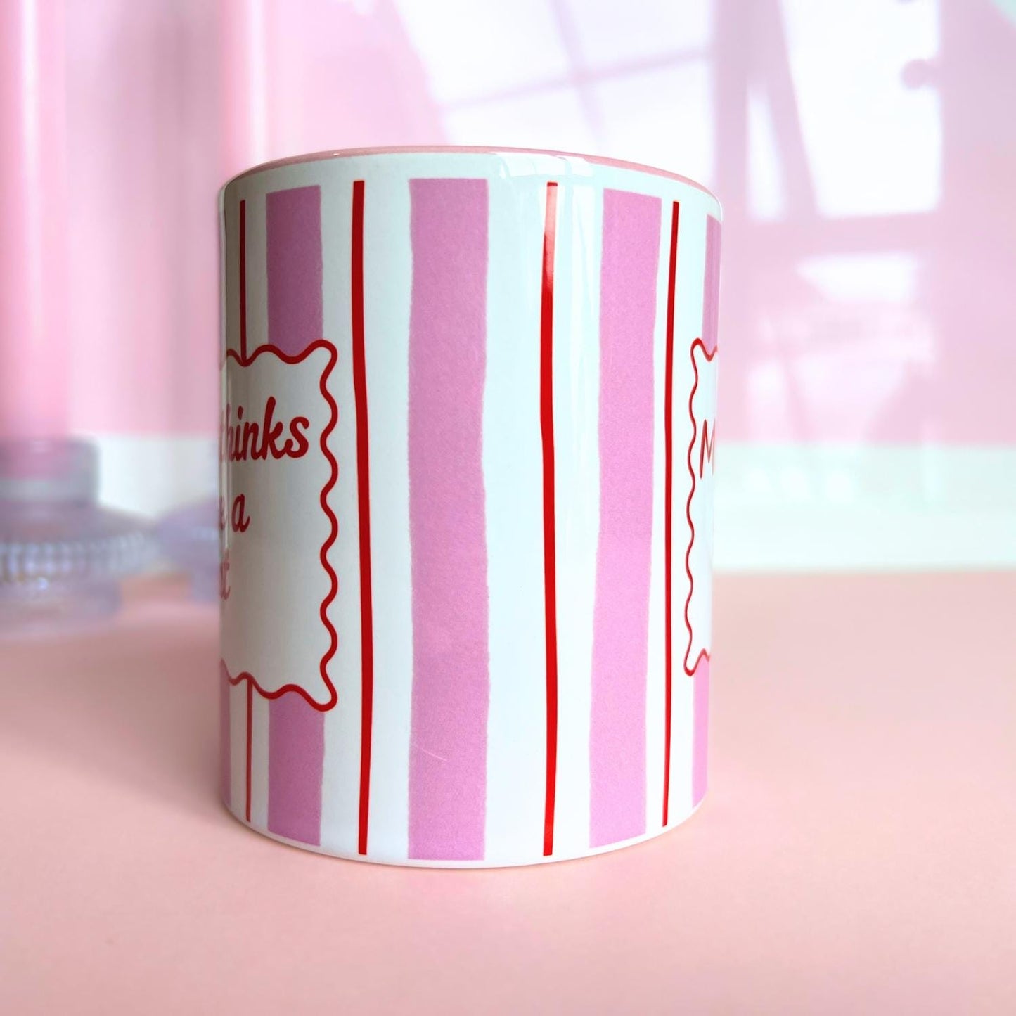Ceramic Cat Mug - My Cat Thinks I'm a Cunt