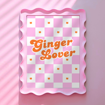 Wall Art Print - Ginger Lover - A6, A5 or A4