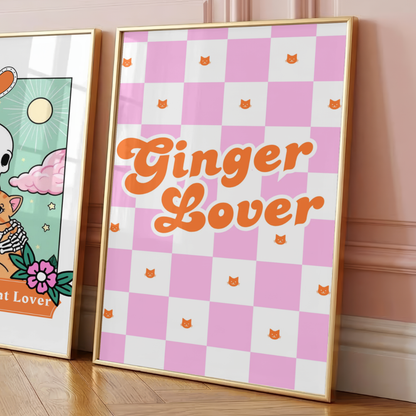 Wall Art Print - Ginger Lover - A6, A5 or A4