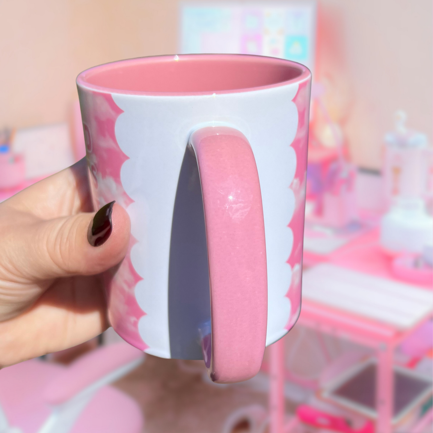 Ceramic Cat Mug - God forbid a girl loves cats, sweet treats...