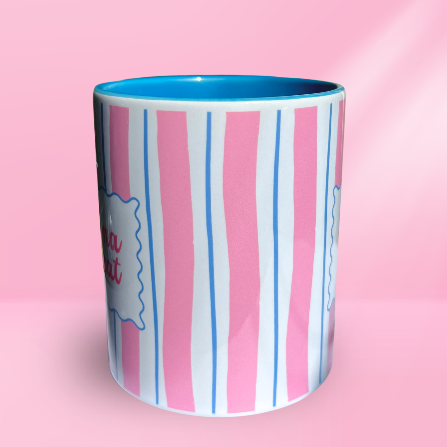 2 Mug Bundle - My cat thinks you're a C*** + Cats over twats (blue+pink)