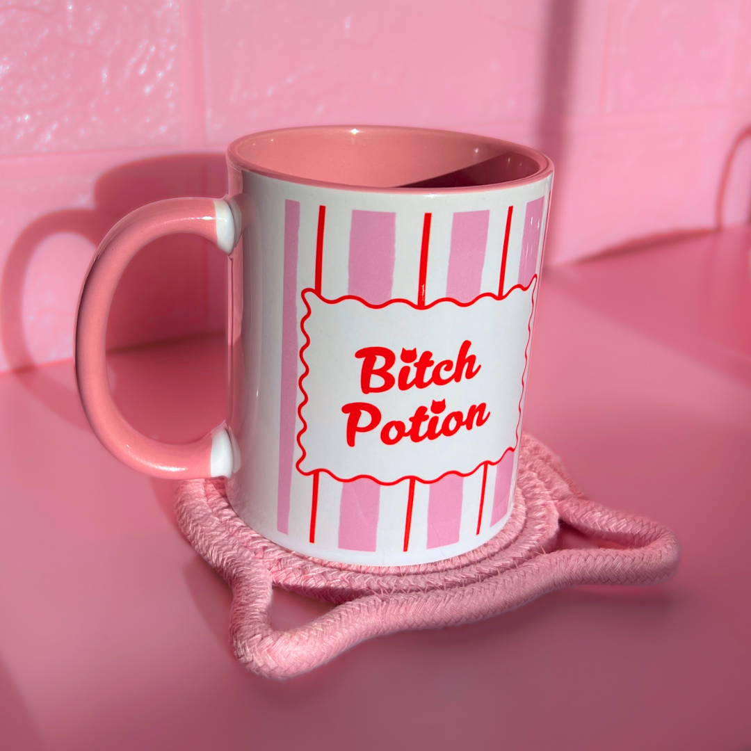 Ceramic Cat Mug - Bitch Potion