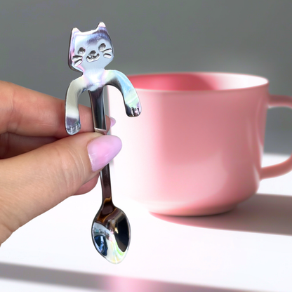 Cat Tea Spoon - Get me FREE with any 2 mugs 😸 Add me to cart with mugs to claim offer
