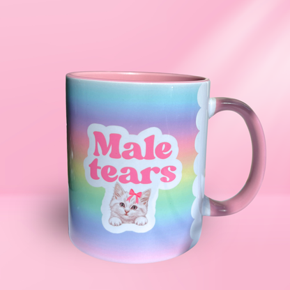 Ceramic Cat Mug - Male Tears