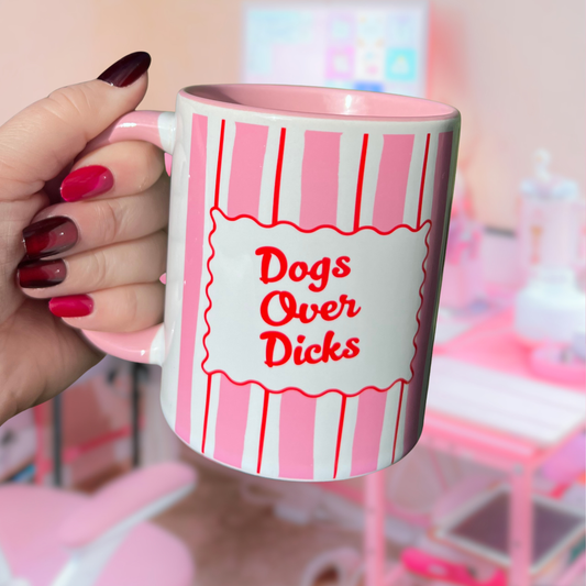 Ceramic Dog Mug - Dogs Over Dicks