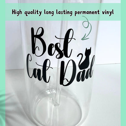 Glass Tumbler - Best Cat Dad
