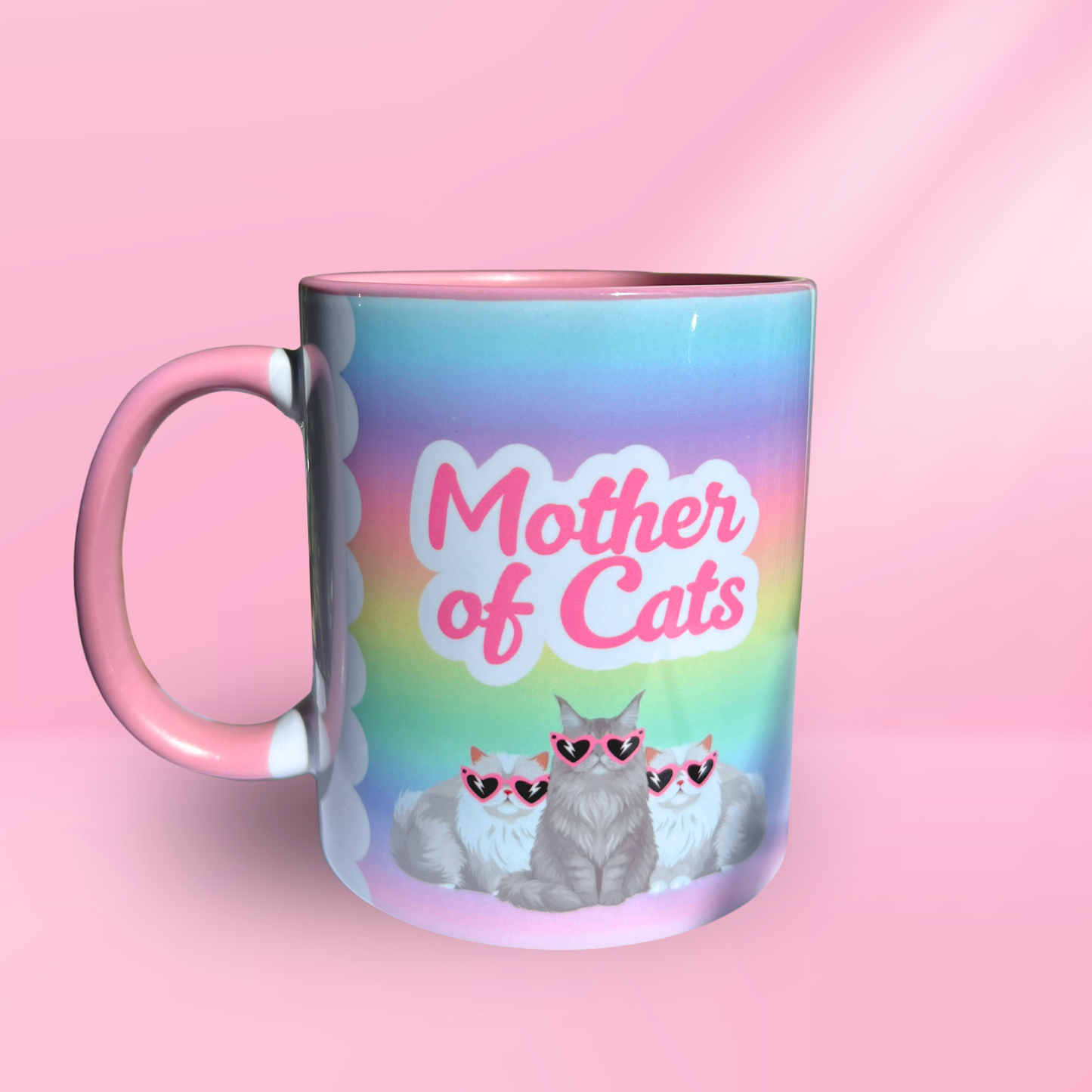 Ceramic Cat Mug - Mother of Cats