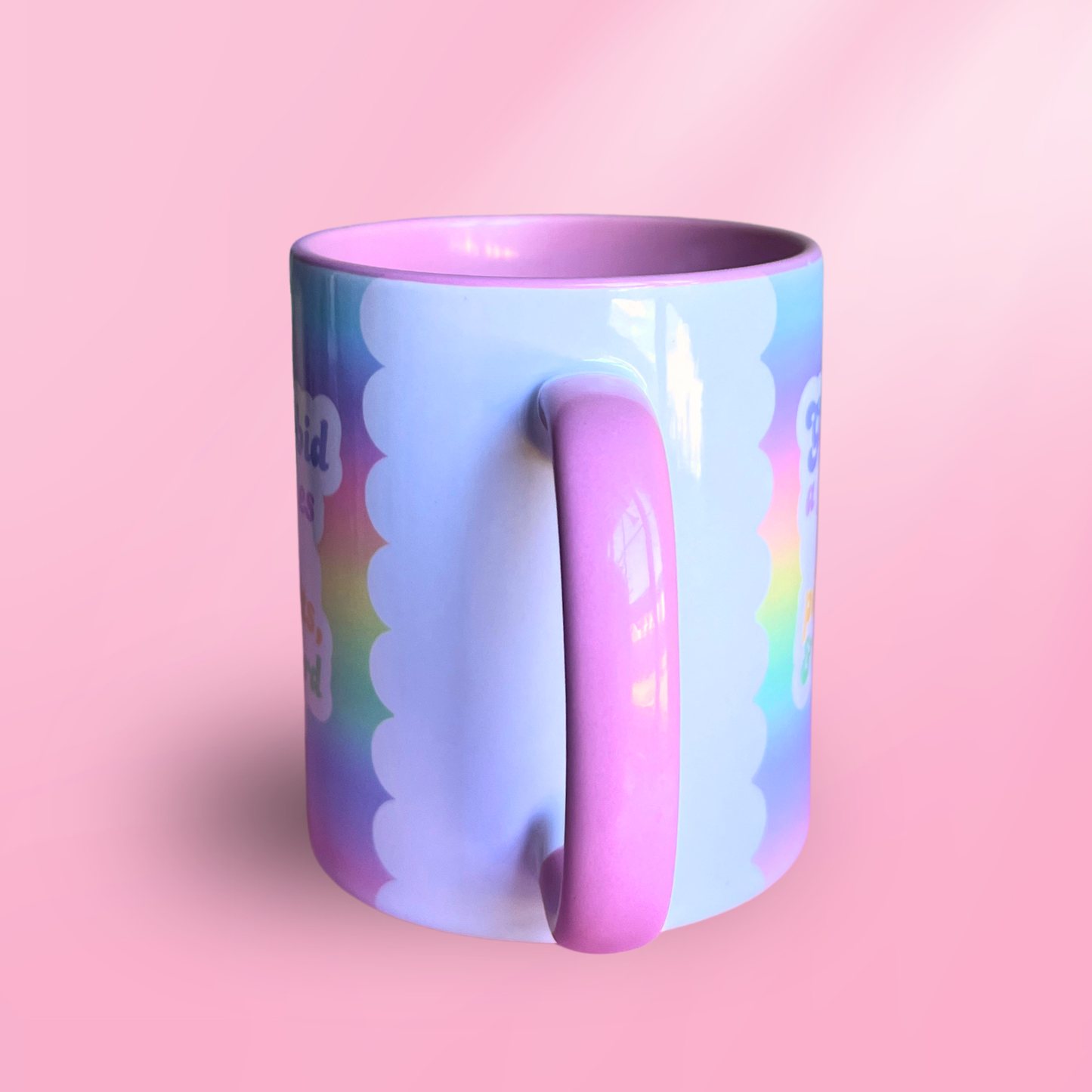 Ceramic Cat Mug - God forbid a girl likes cats, picky bits & the word cunt