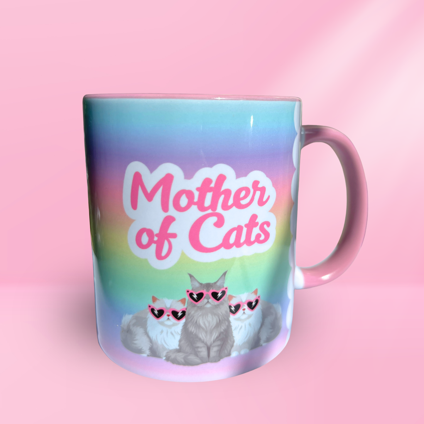 Ceramic Cat Mug - Mother of Cats