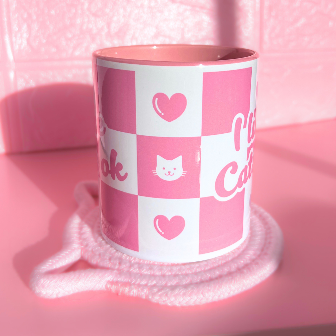 Ceramic Cat Mug - I Like Cats Ok
