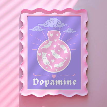 Wall Art Print - Dopamine - A6, A5 or A4