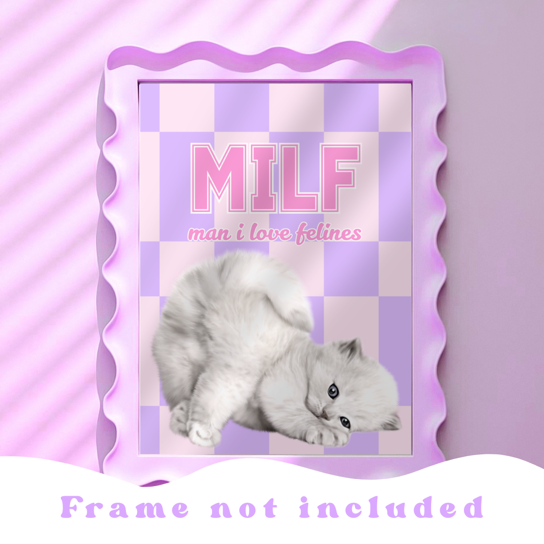 Wall Art Print - MILF - A6, A5 or A4