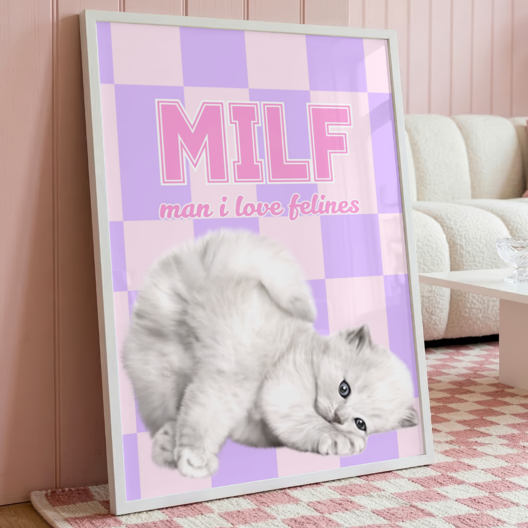 Wall Art Print - MILF - A6, A5 or A4