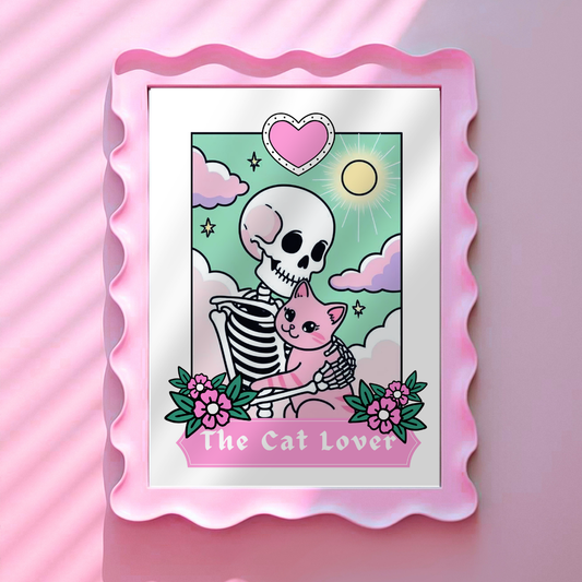 Wall Art Print - The Cat Lover - A6, A5 or A4
