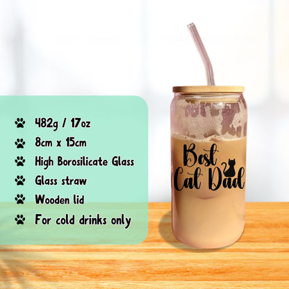 Glass Tumbler - Best Cat Dad