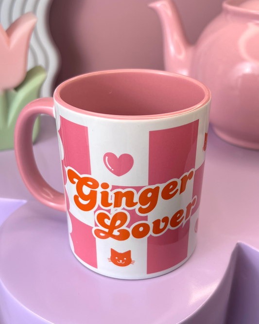 Ceramic Cat Mug - Ginger Lover