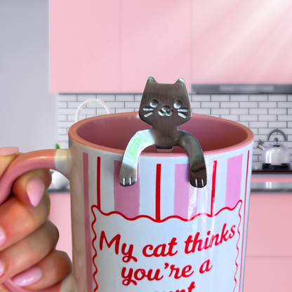 Cat Tea Spoon - Get me FREE with any 2 mugs 😸 Add me to cart with mugs to claim offer
