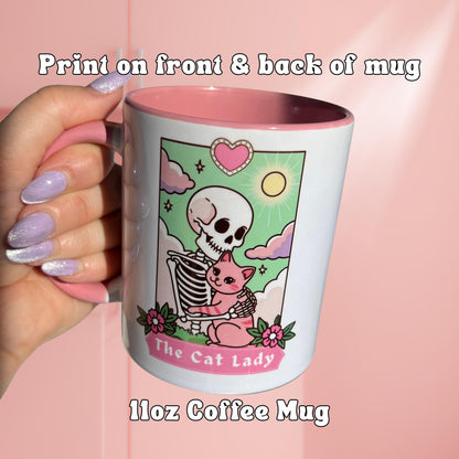 Ceramic Cat Mug - The Cat Lady