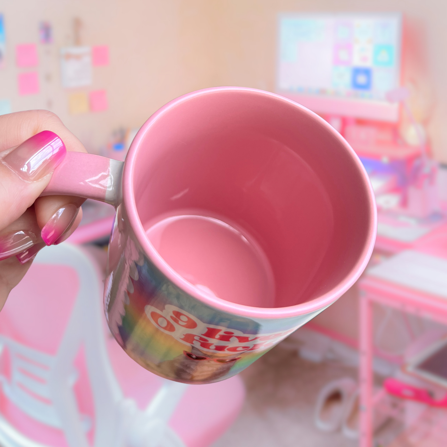 Ceramic Cat Mug - 9 lives 0 F****