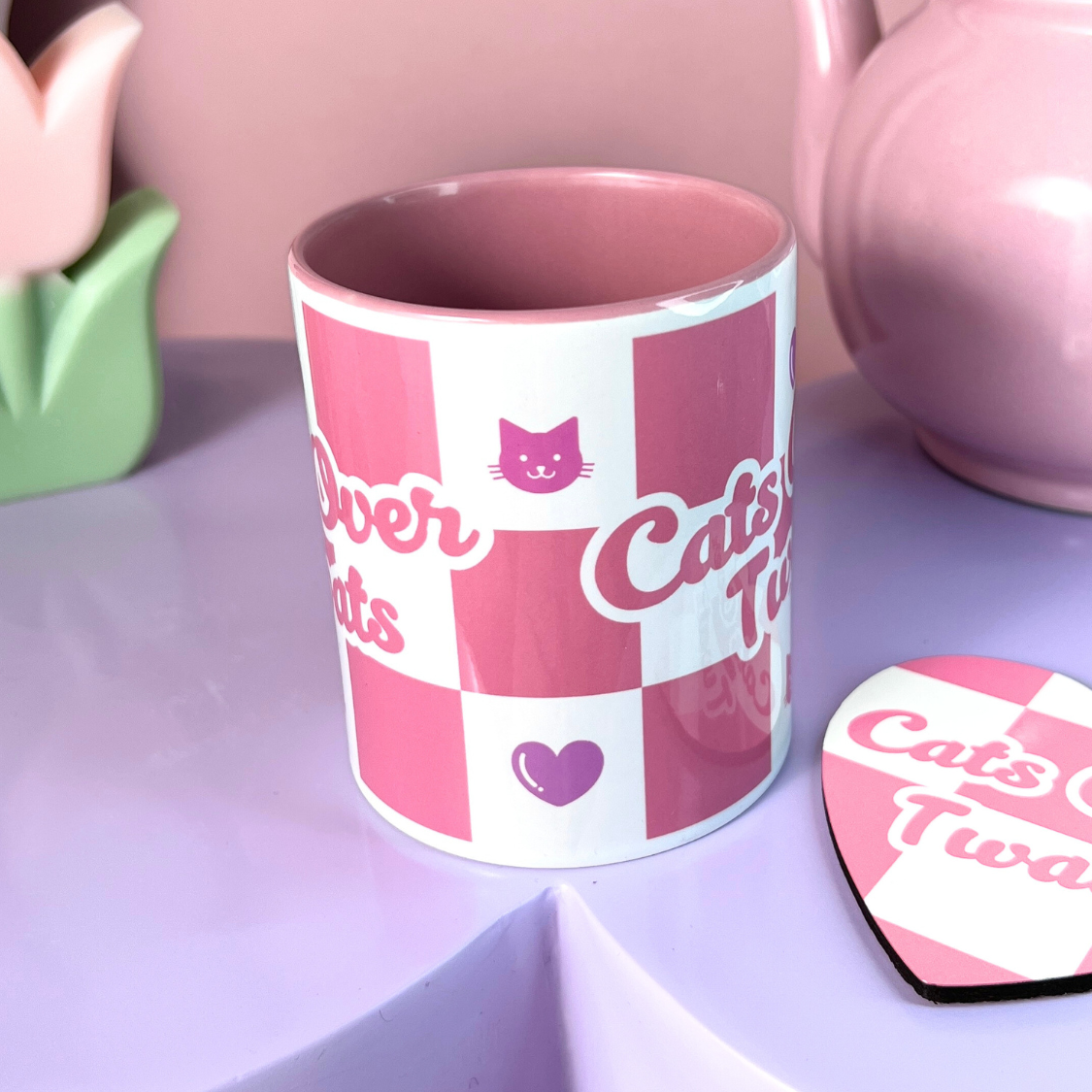 Ceramic Cat Mug - Cats Over Twats