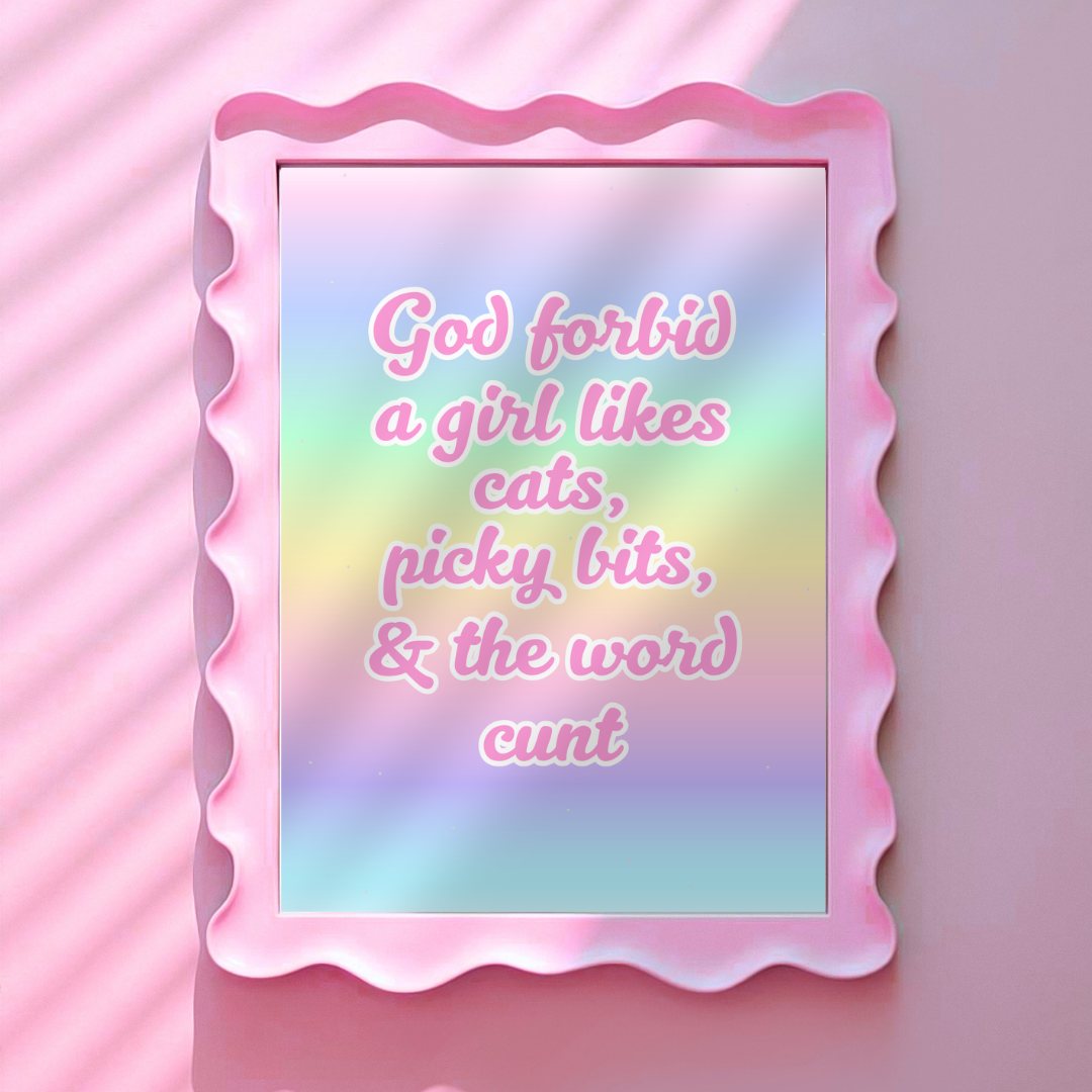 2 Print Bundle - Cats against c**** + God forbid - A4 or A5