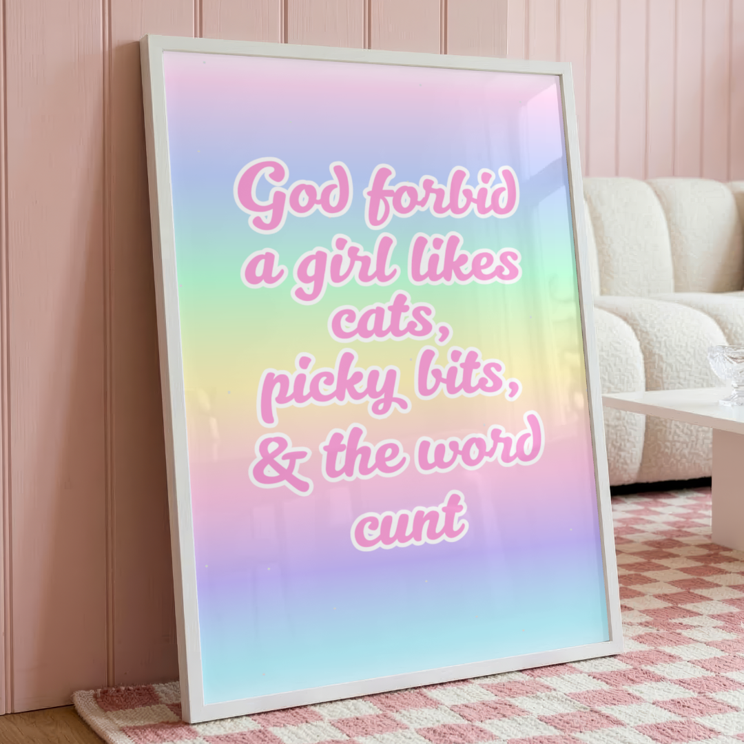 Wall Art Print - God forbid - A5, A4, A3