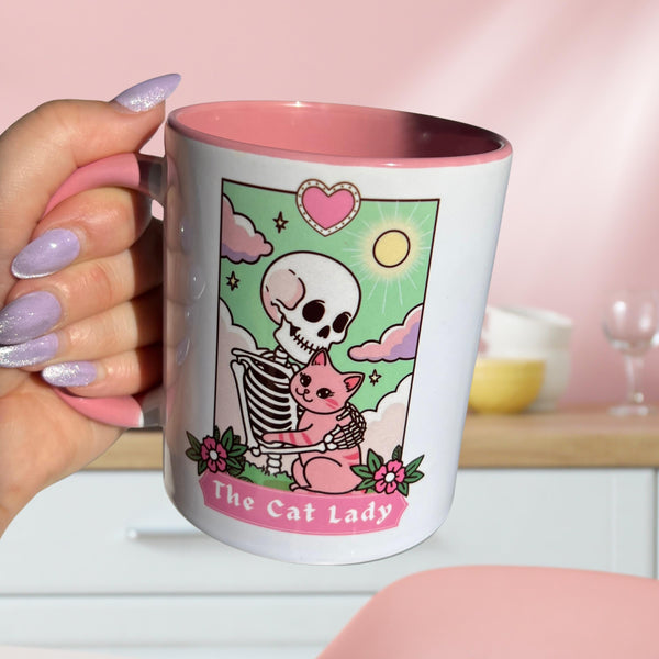 Ceramic Cat Mug - The Cat Lady