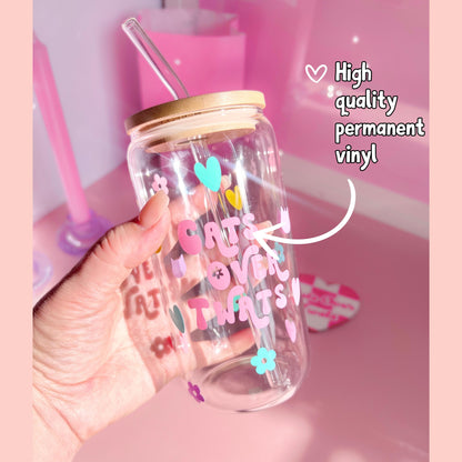 Glass Tumbler - Cats Over Twats