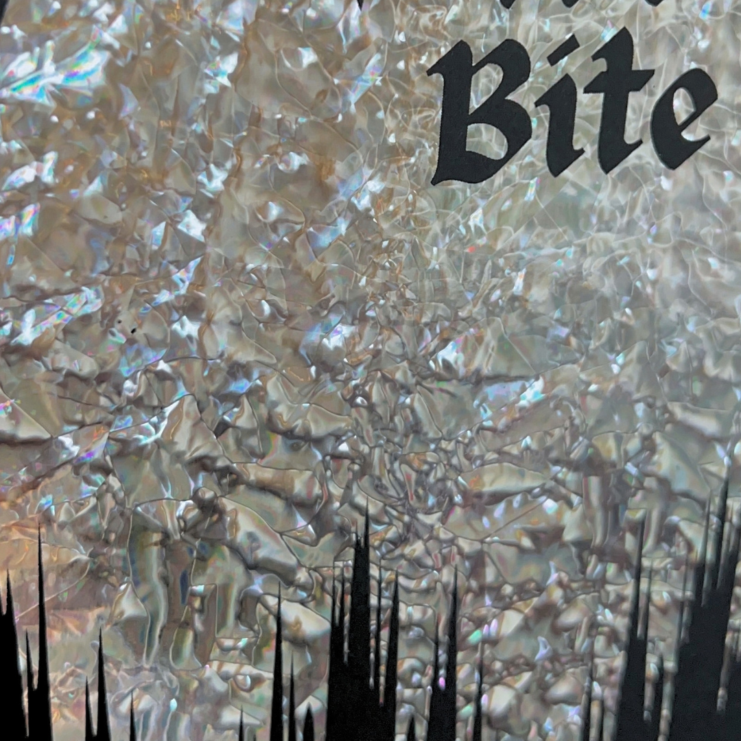 Premium Silver Foil Print - Cat Ghosts - We Bite