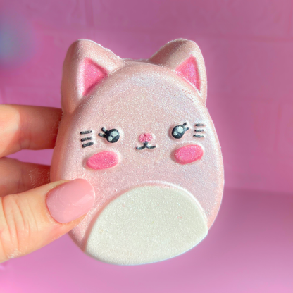 Large Cat Bath Bomb - Vegan - Coconut Scented