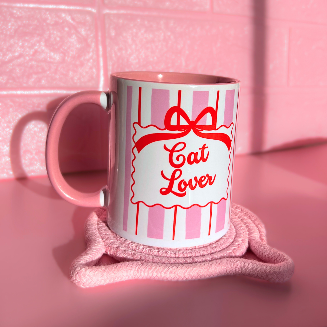 Ceramic Cat Mug - Cat Lover