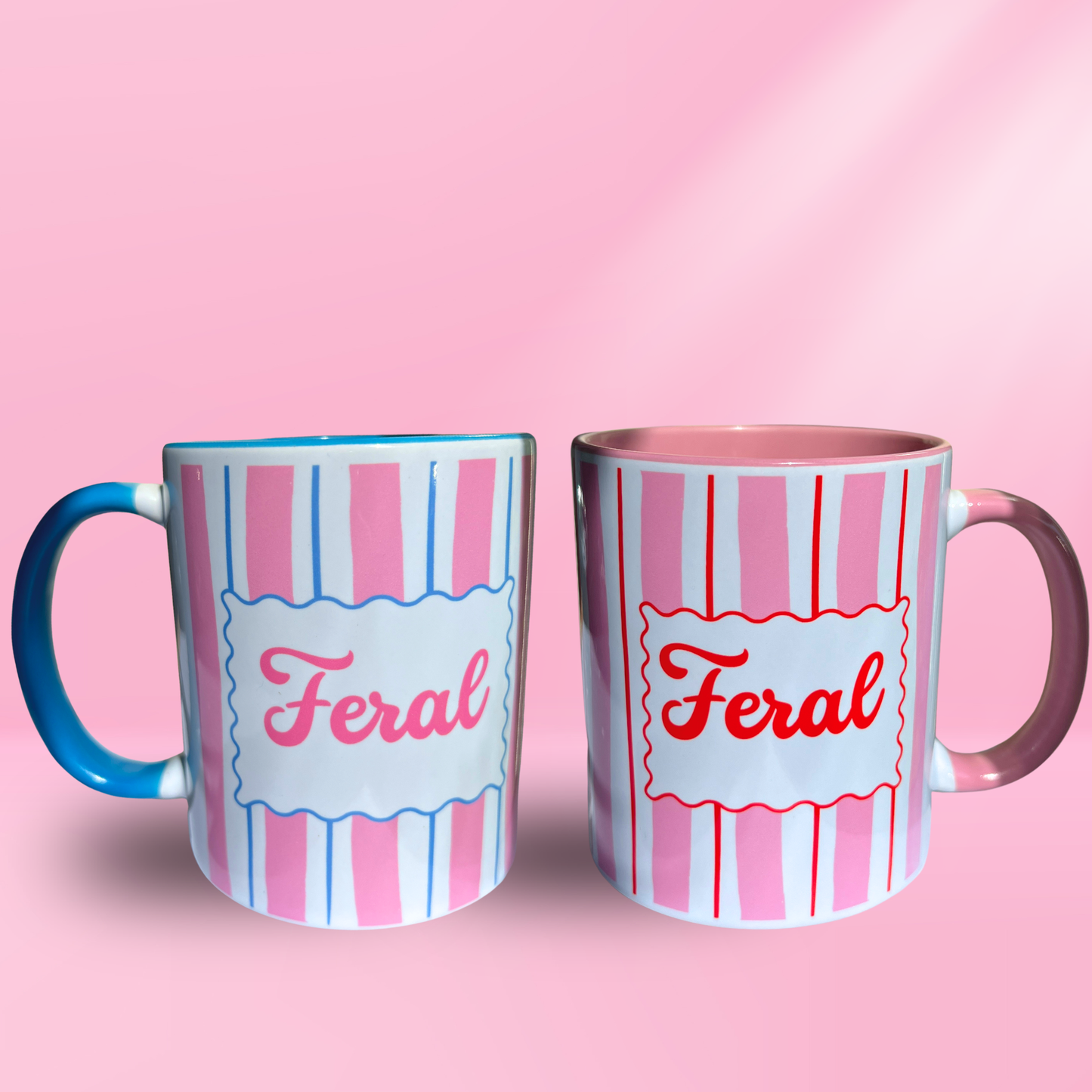 Ceramic Cat Mug - Feral