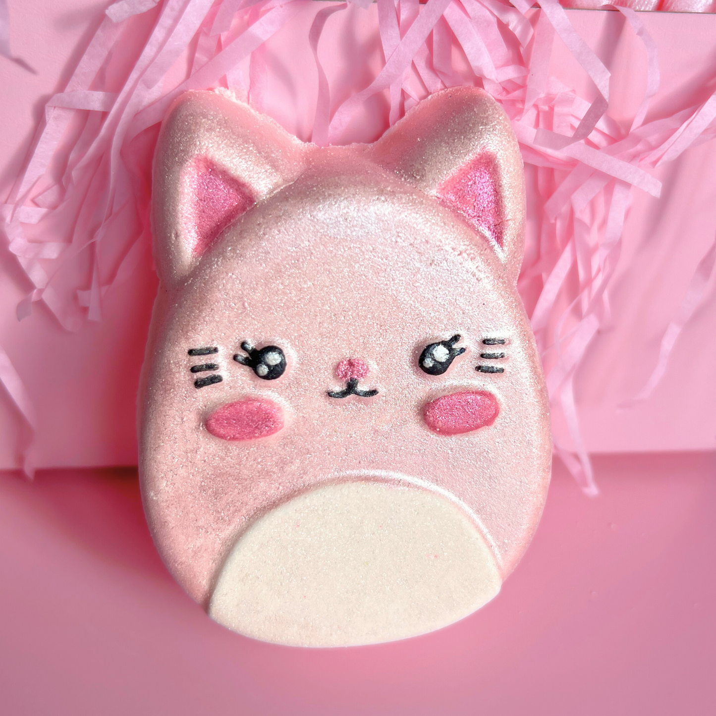 Large Cat Bath Bomb - Vegan - Coconut Scented