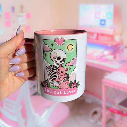 The Cat Lover - Tarot Card Ceramic Mug