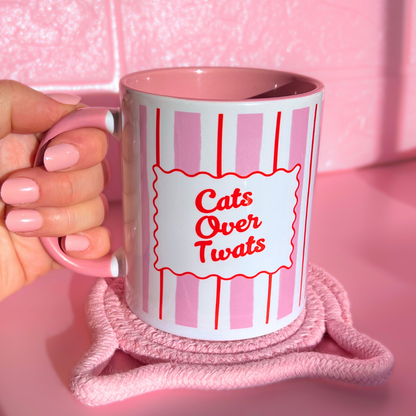 5 MUG SET - (Pink+Red)