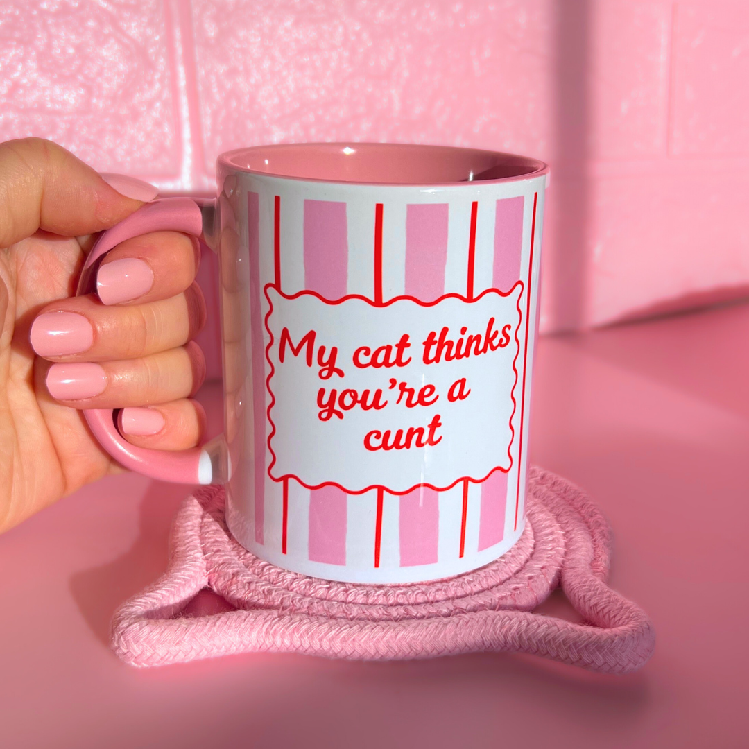 5 MUG SET - (Pink+Red)