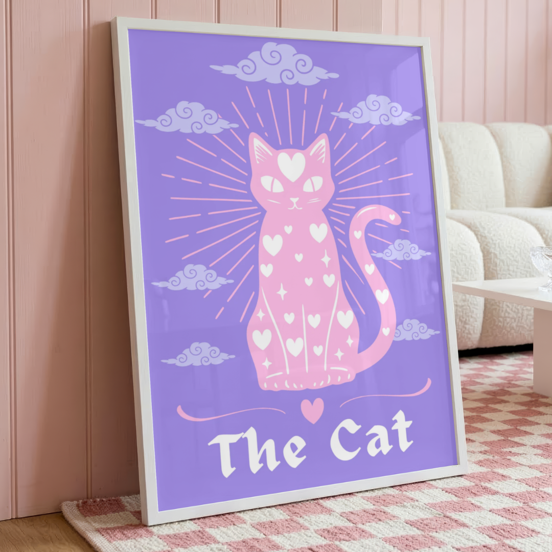 Wall Art Print - The Cat - A6, A5 or A4