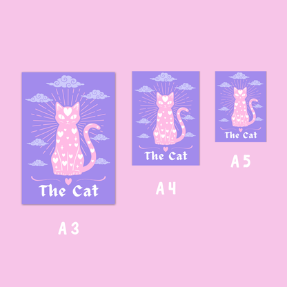 Wall Art Print - The Cat - A5, A4, A3