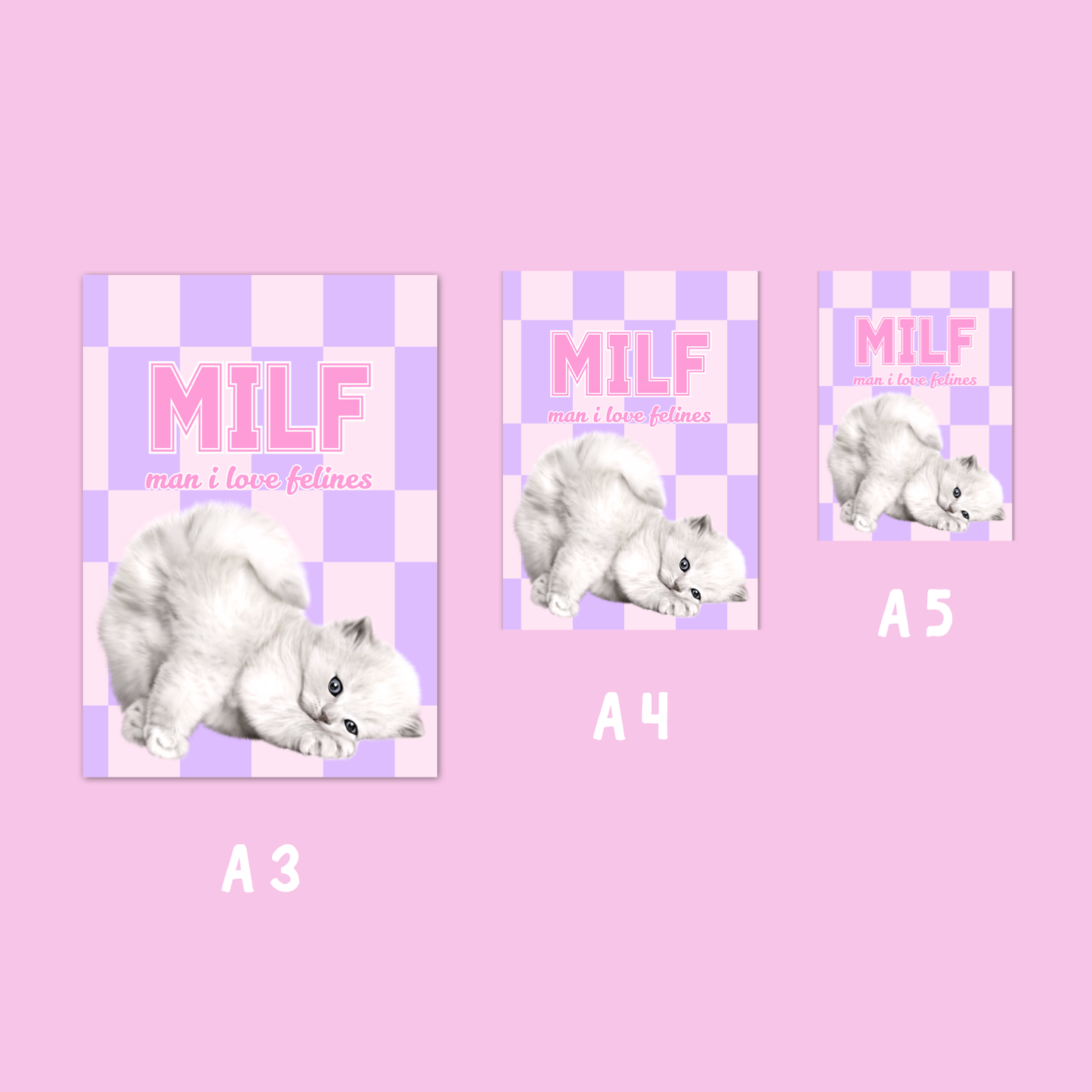 Wall Art Print - MILF - A5, A4, A3