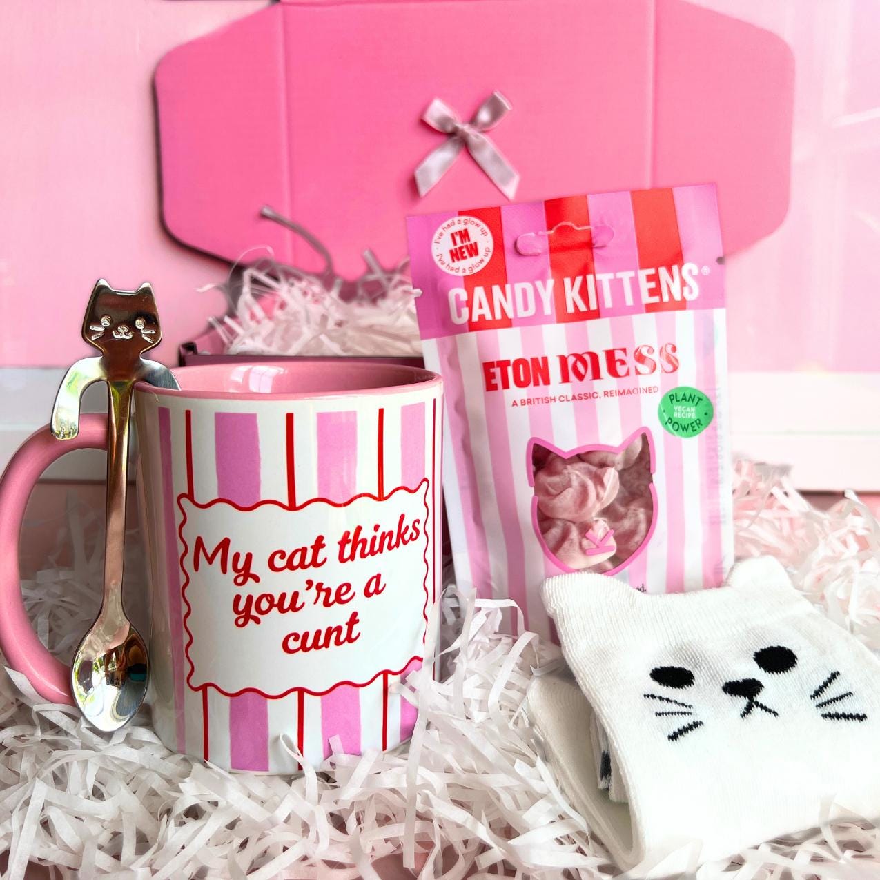Funny personalised Cat Lover Gift Box