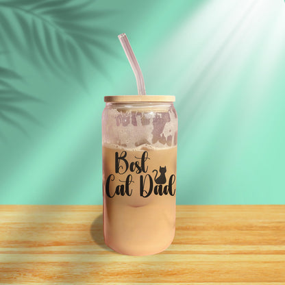 Glass Tumbler - Best Cat Dad